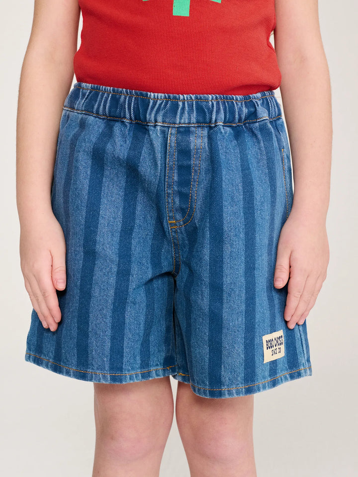 Bermudas vaqueras a rayas Bobo Choses Since 09