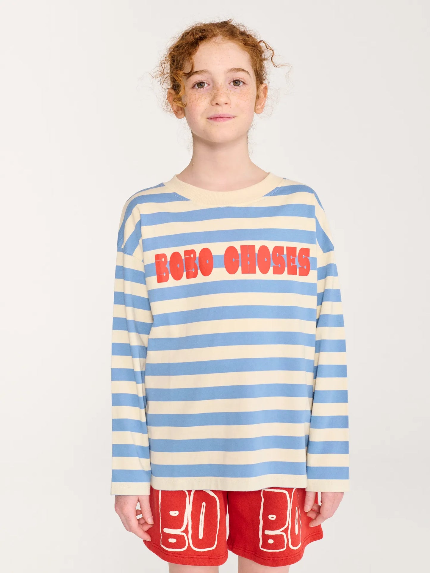 Camiseta de manga larga a rayas Bobo Choses Modern