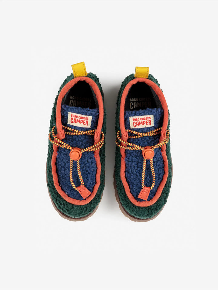 Compas Wallabee sheepskin shoes