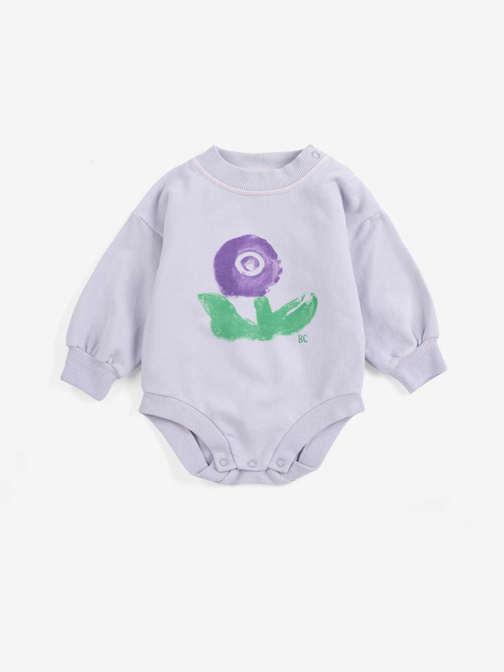 Stamp Bloom 플리스 보디슈트