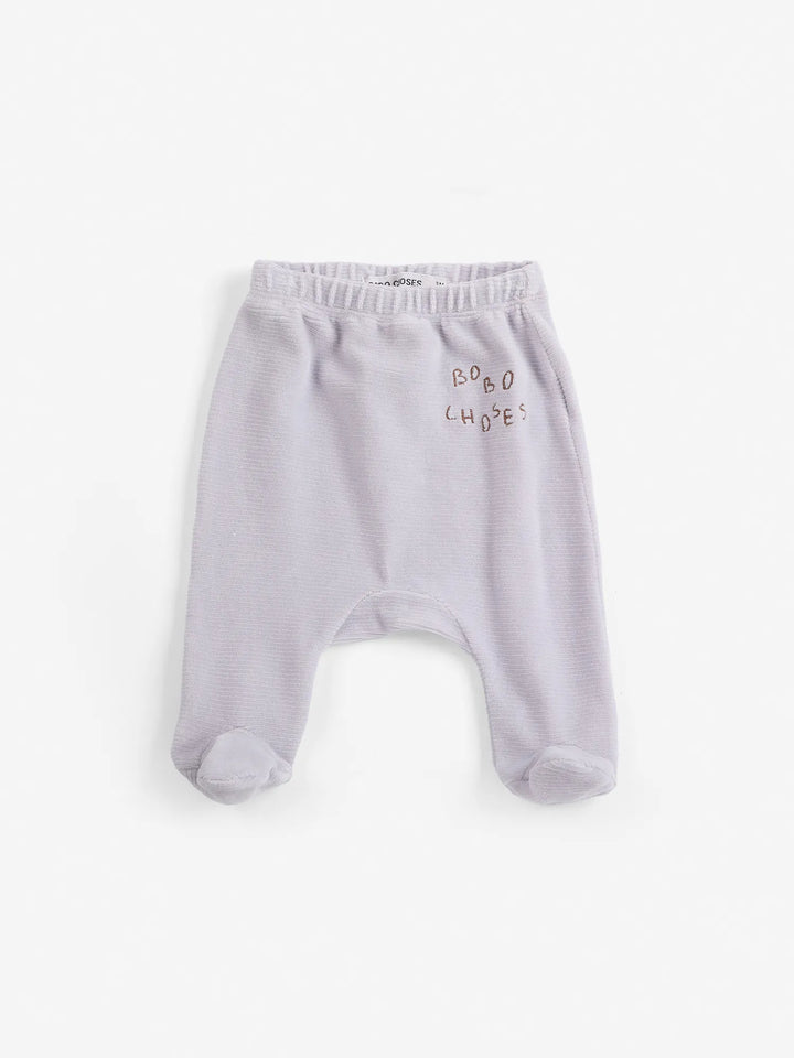 Bobo Choses velvet footed leggings