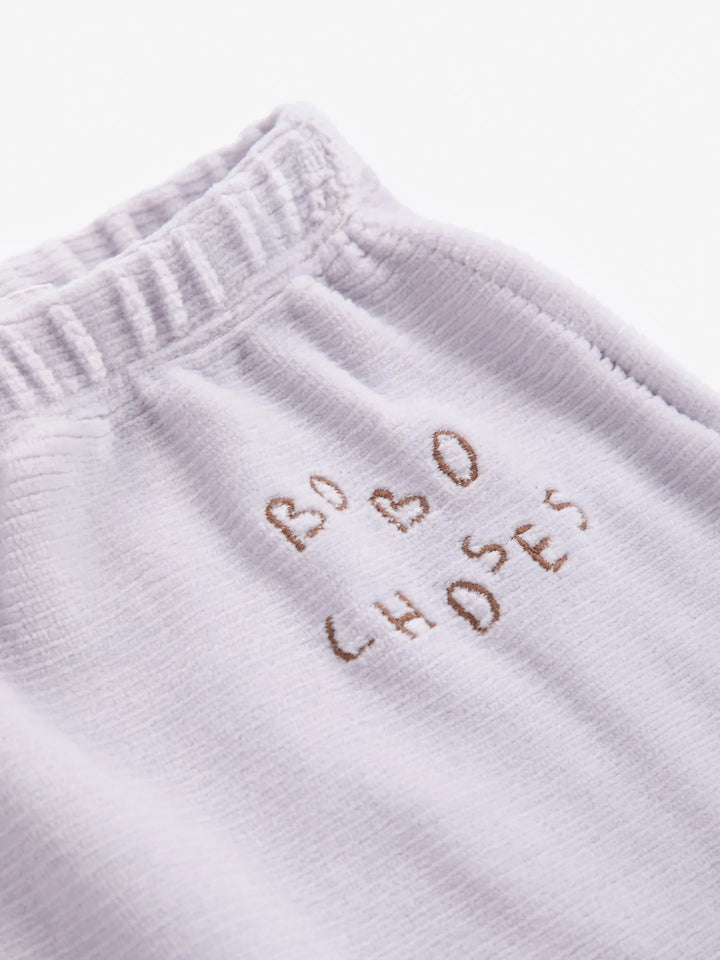 Bobo Choses velvet footed leggings