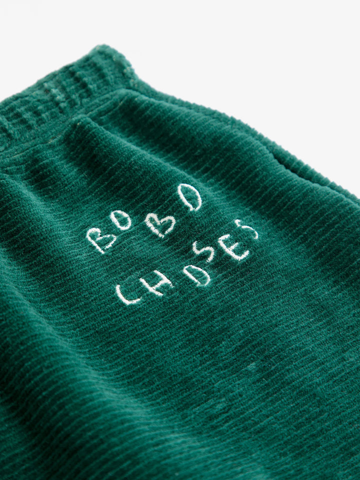 Bobo Choses velvet footed leggings