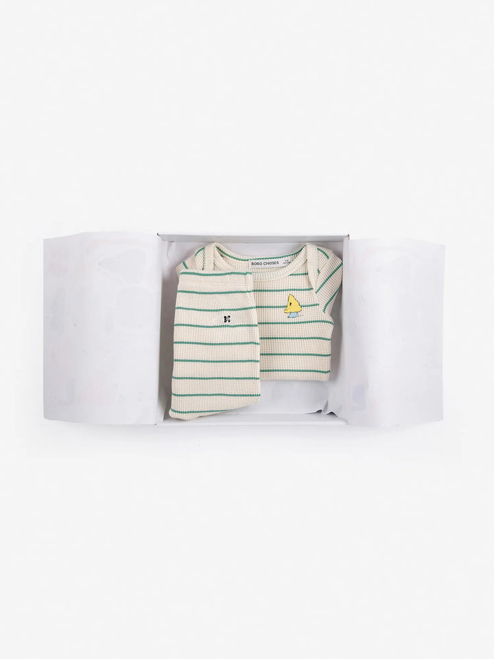 Mush Monster stripes gift set