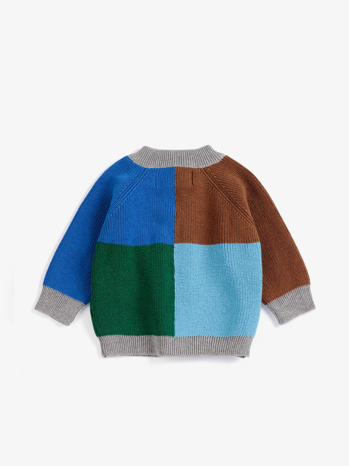 Bobo Choses color block cardigan