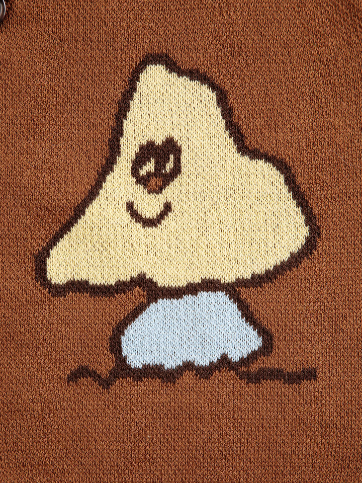 Mush Monster jacquard jumper