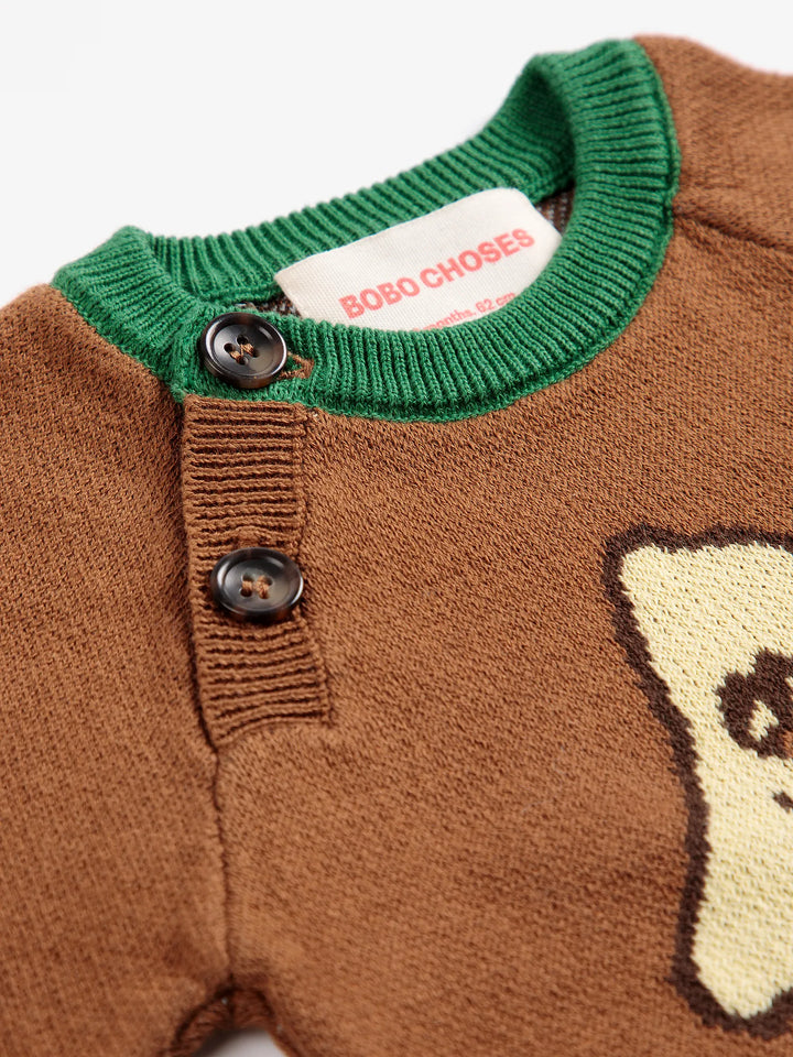 Mush Monster jacquard jumper