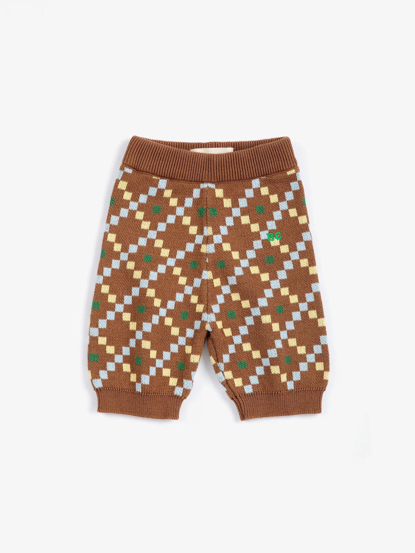 Pixel all over knitted pants