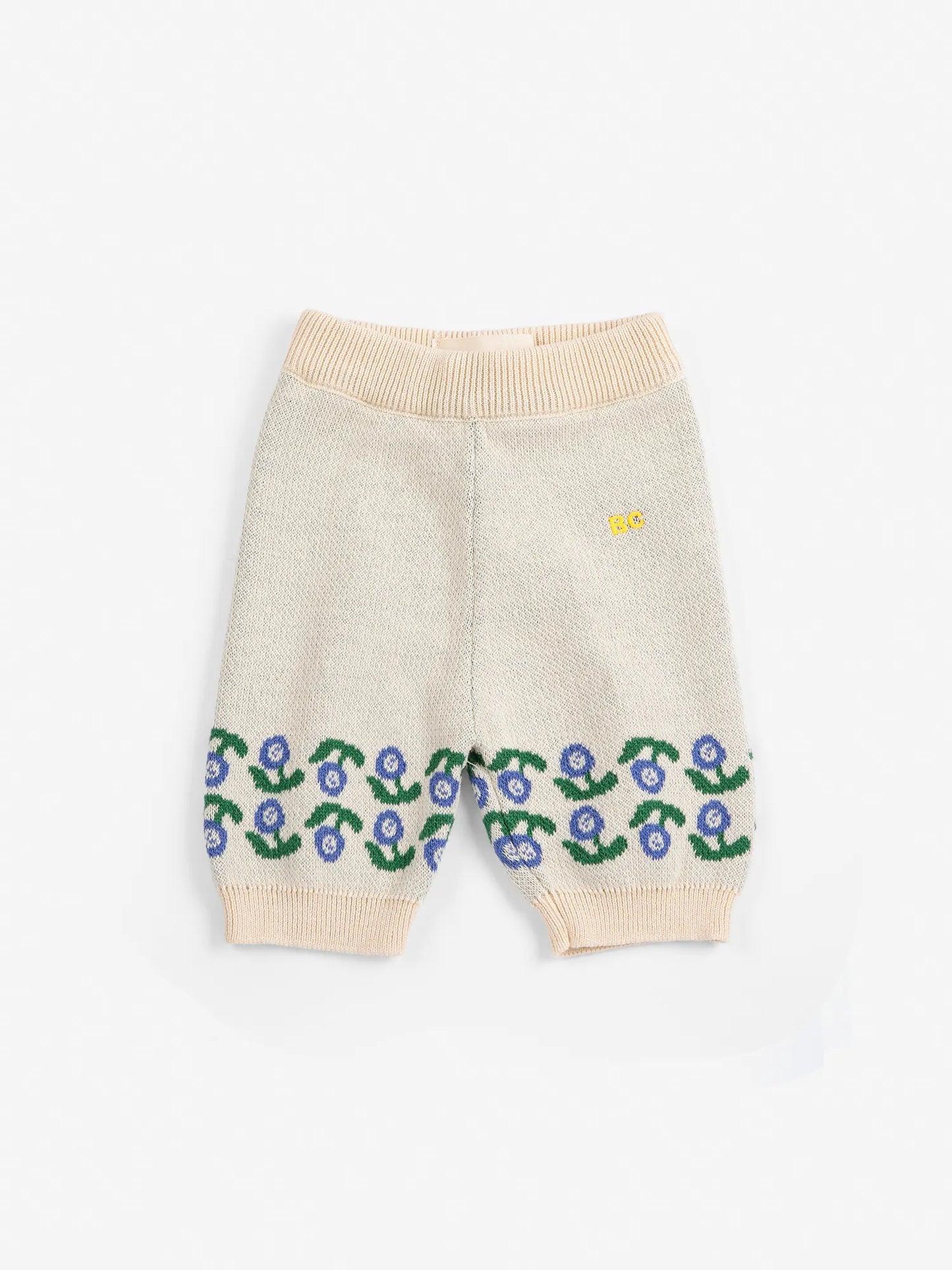 Stamp Bloom knitted pants