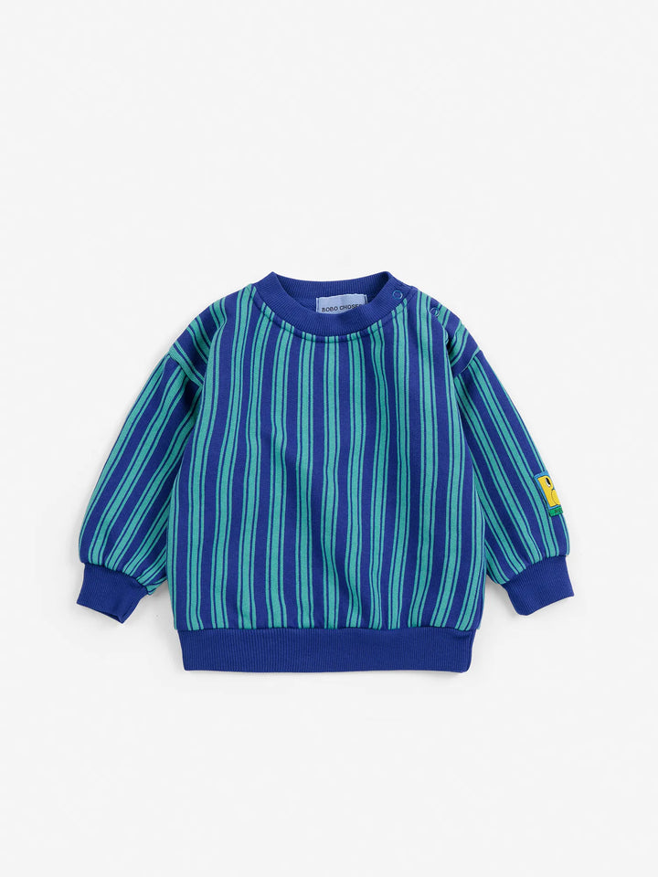 Booo Bo Choses Tag stripes sweatshirt
