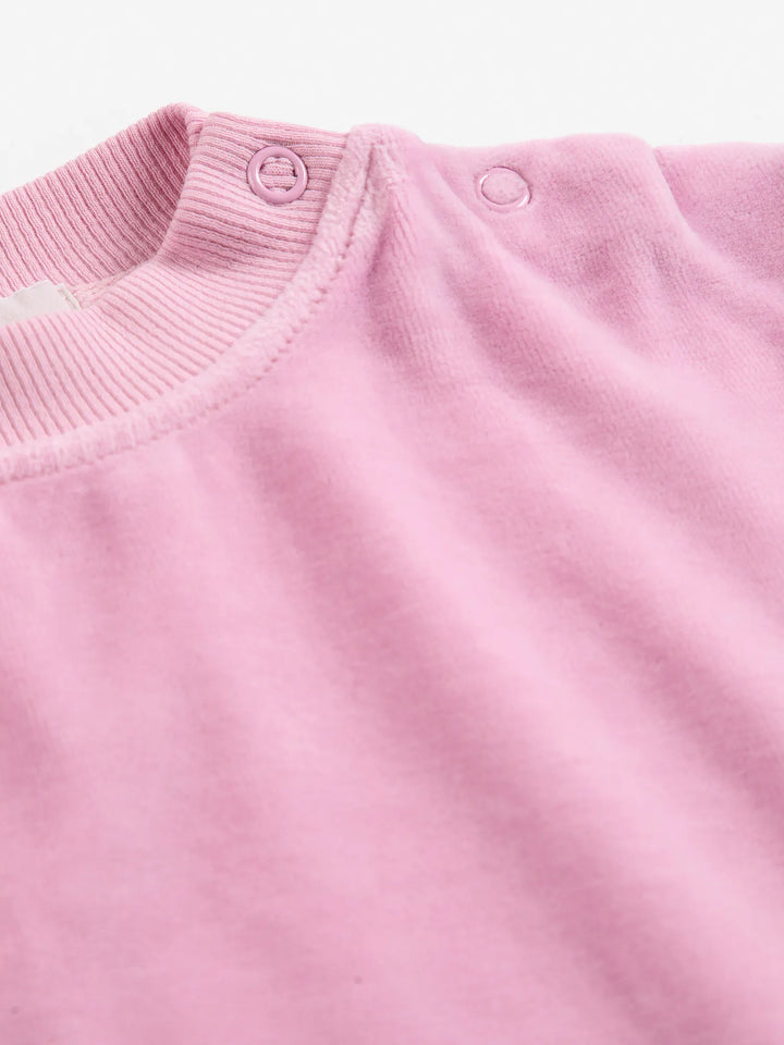 Booo Bo Choses Tag velvet sweatshirt