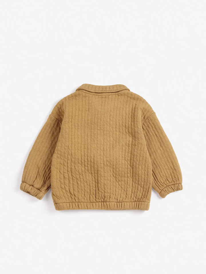 Booo Bo Choses Tag quilted zipped sweatshirt