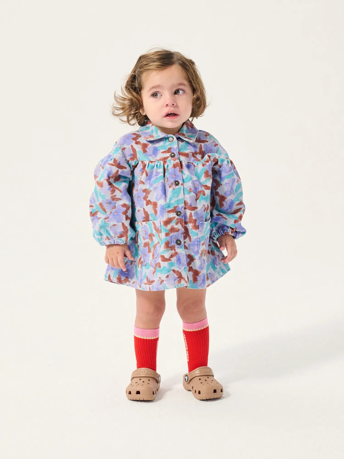 Vestit de teixit estampat Watercolor