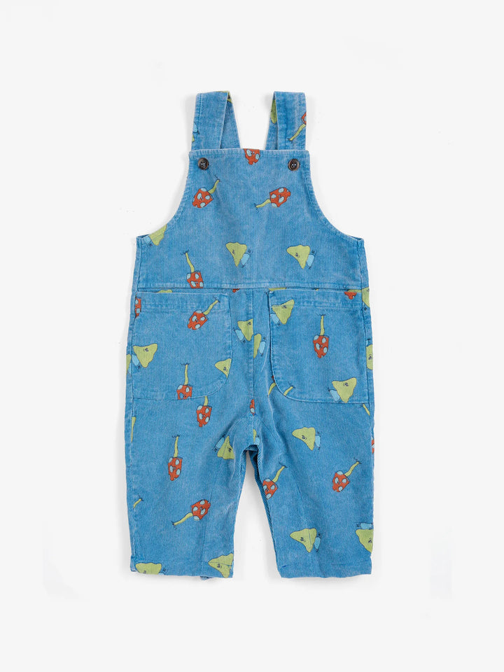 Mush Monster Duo all over corduroy overall