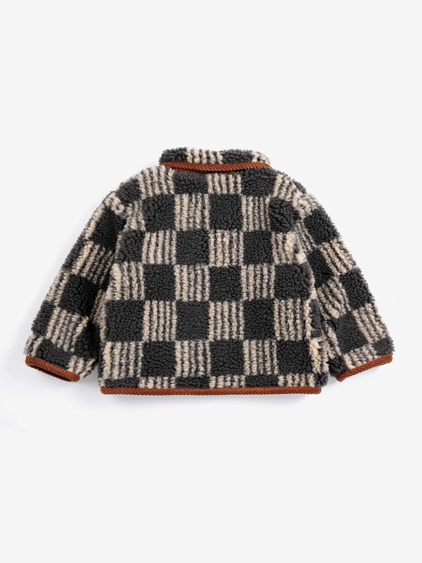 Almost Moiré all over sheepskin jacket