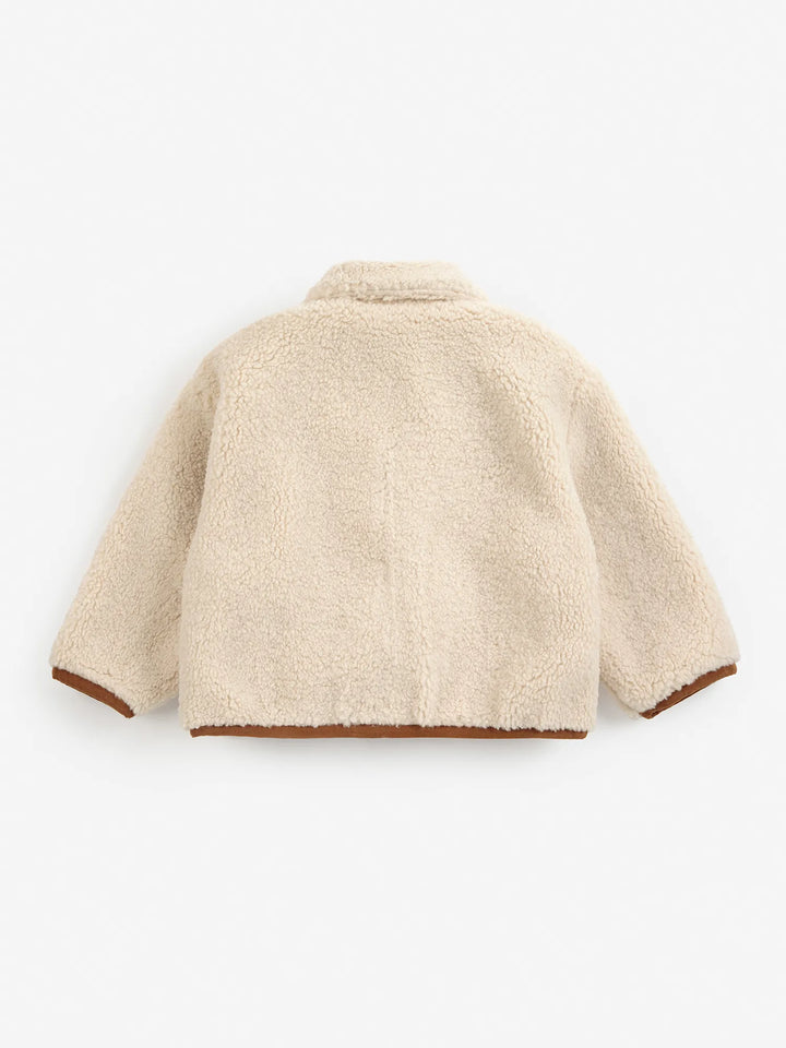 Pixel Abduction sheepskin reversible jacket