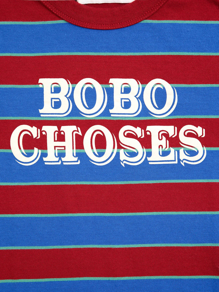 Bobo Choses Embossed 줄무늬 티셔츠