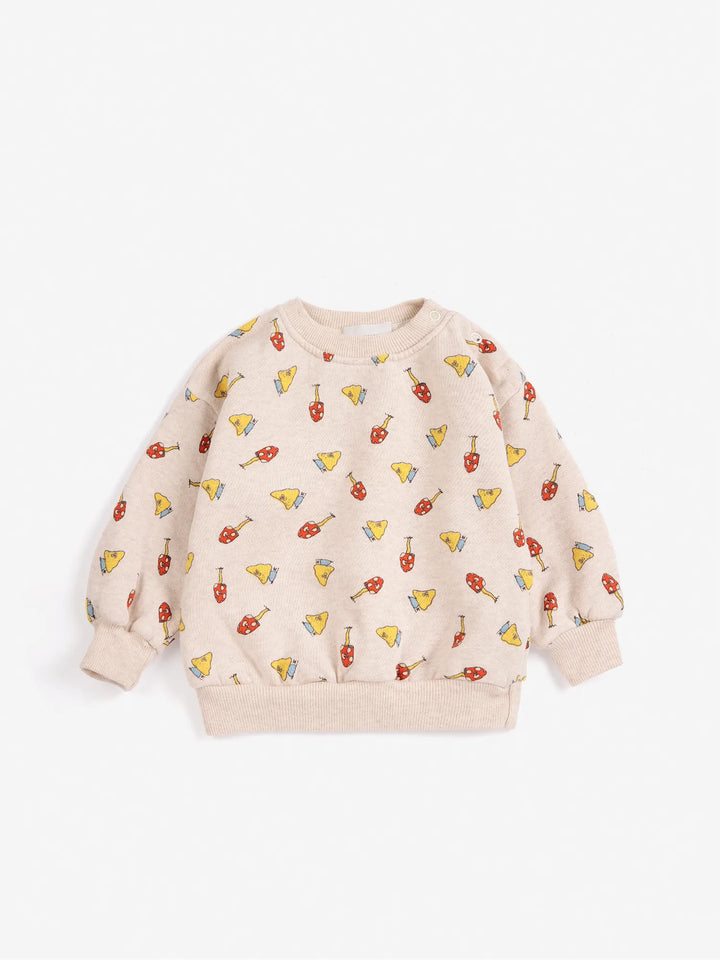 Mush Monster Duo all over sweatshirt