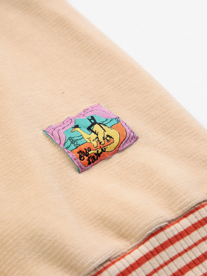 Taxi Saurus Tag velvet sweatshirt