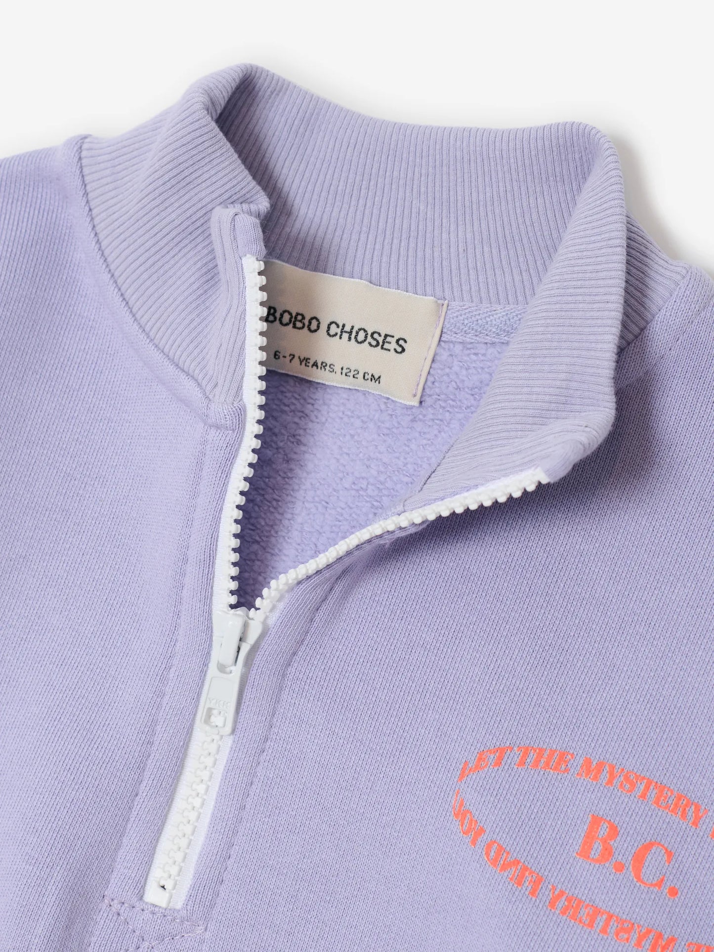 Mystery BC half zipped sweatshirt