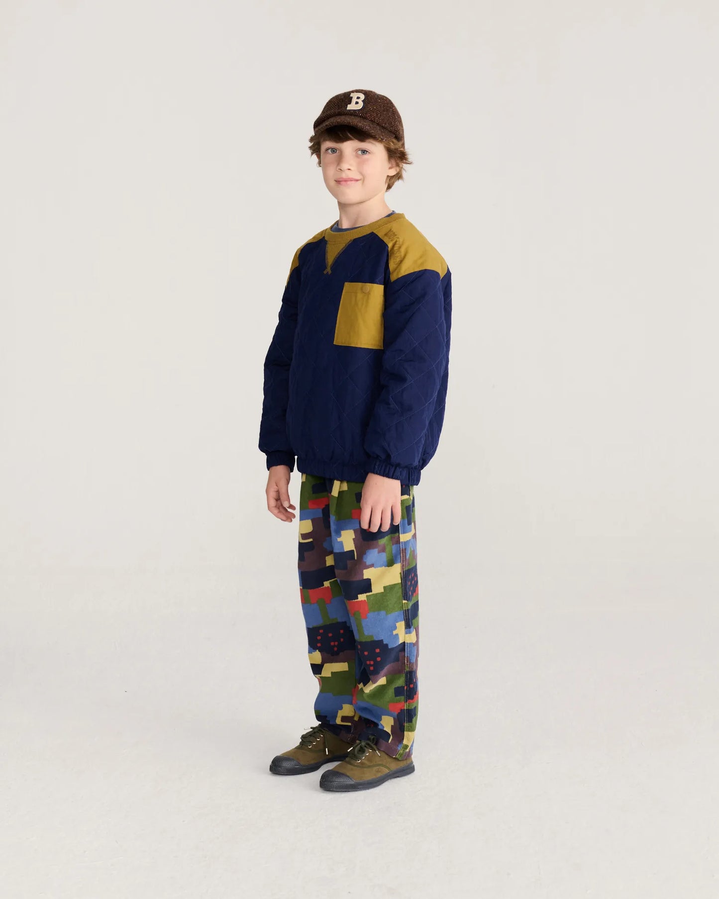 Bobo Choses quilted sweatshirt