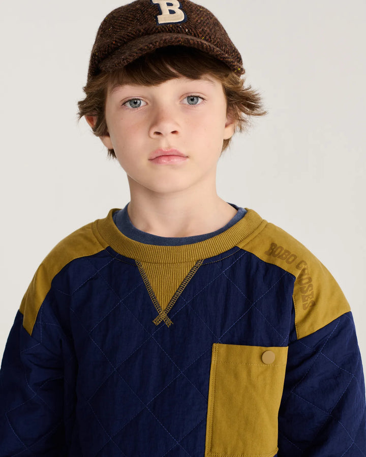 Bobo Choses quilted sweatshirt