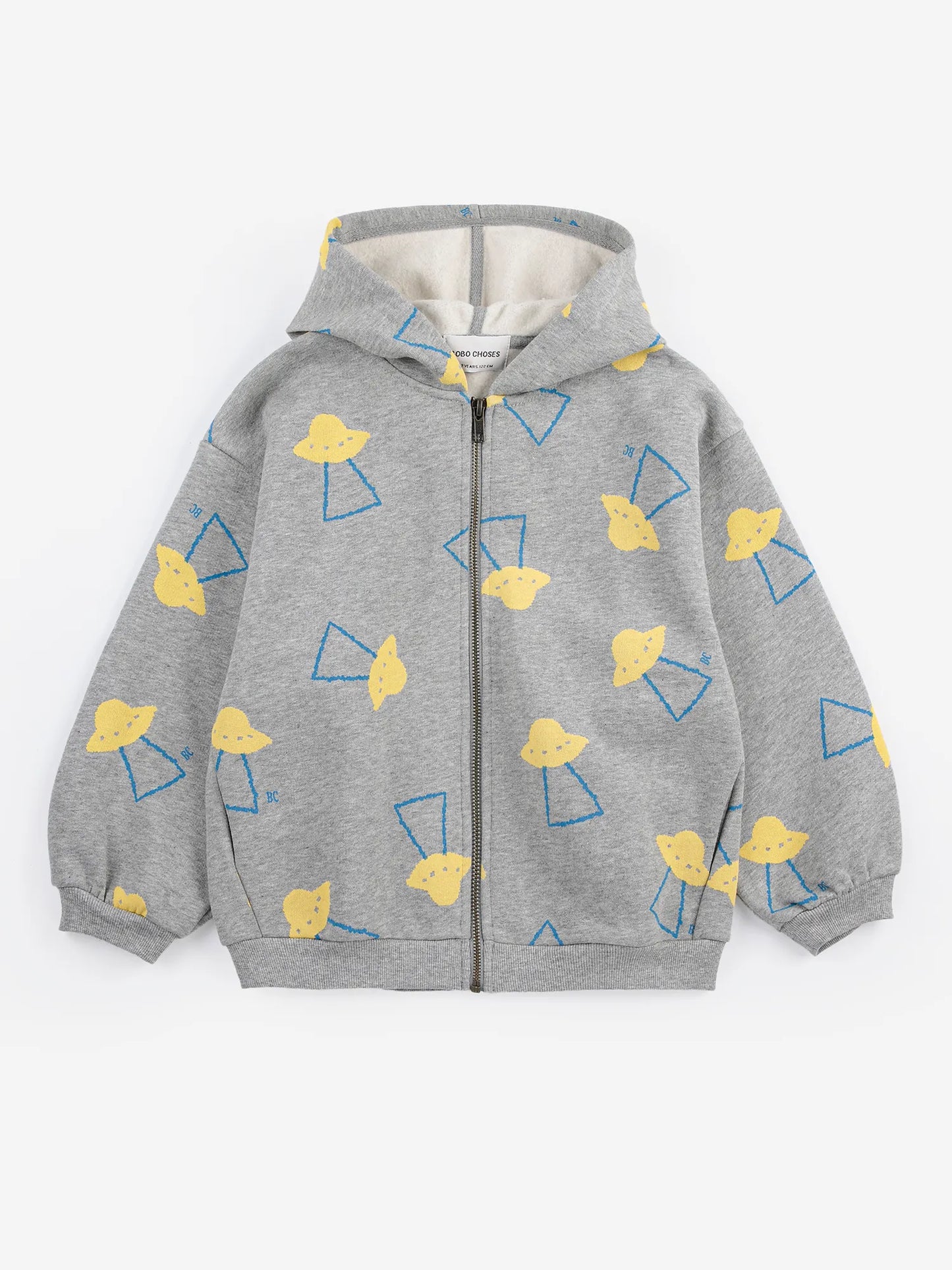 Hoodie mit Reißverschluss Pixel Abduction Allover