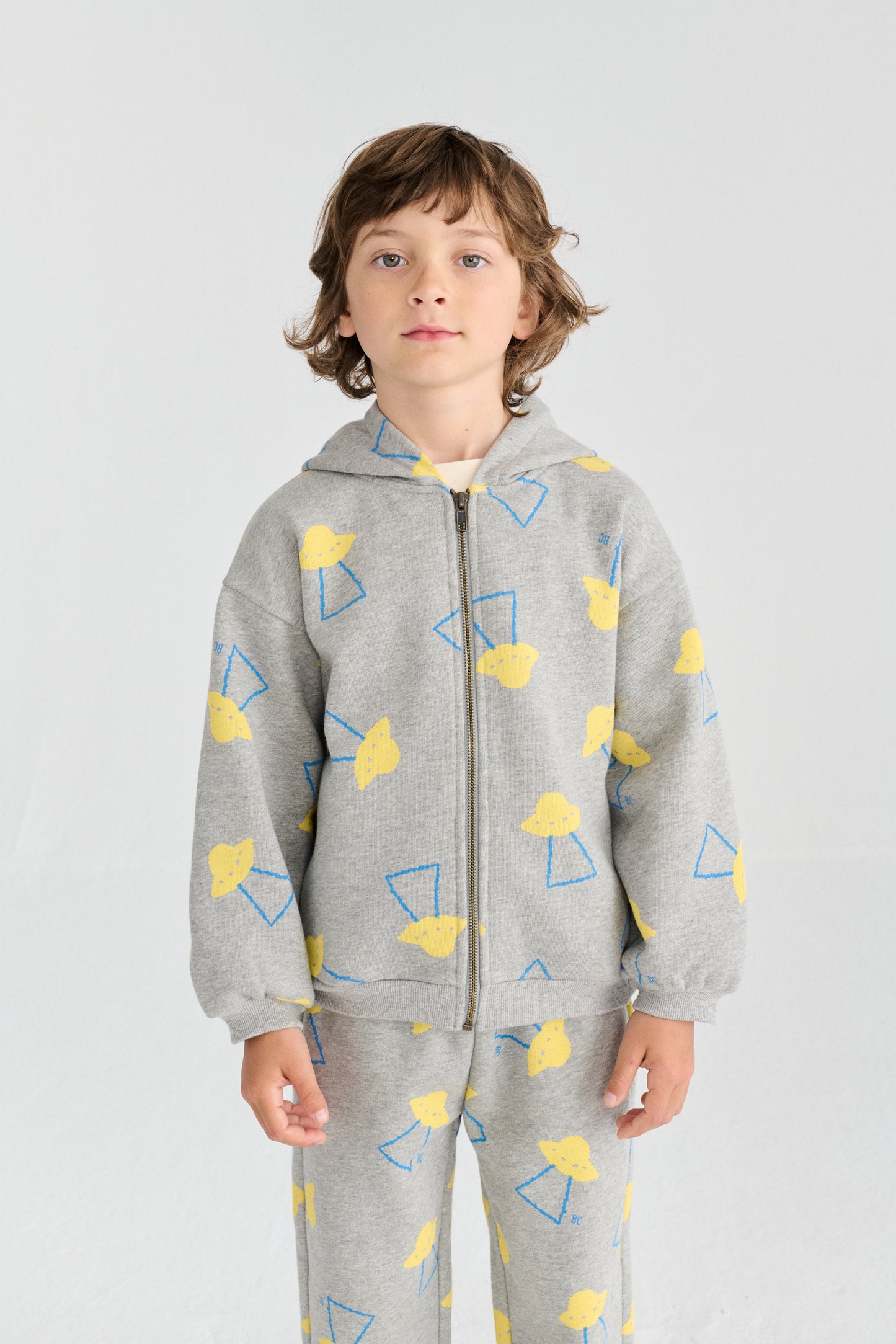 Hoodie mit Reißverschluss Pixel Abduction Allover