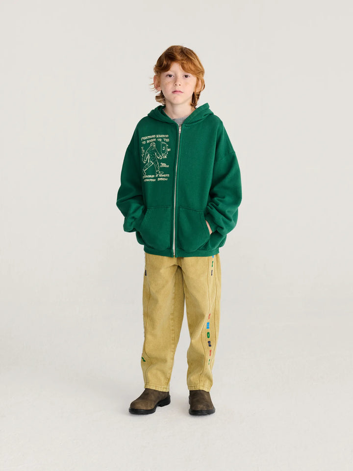Mr. Footish zipped hoodie