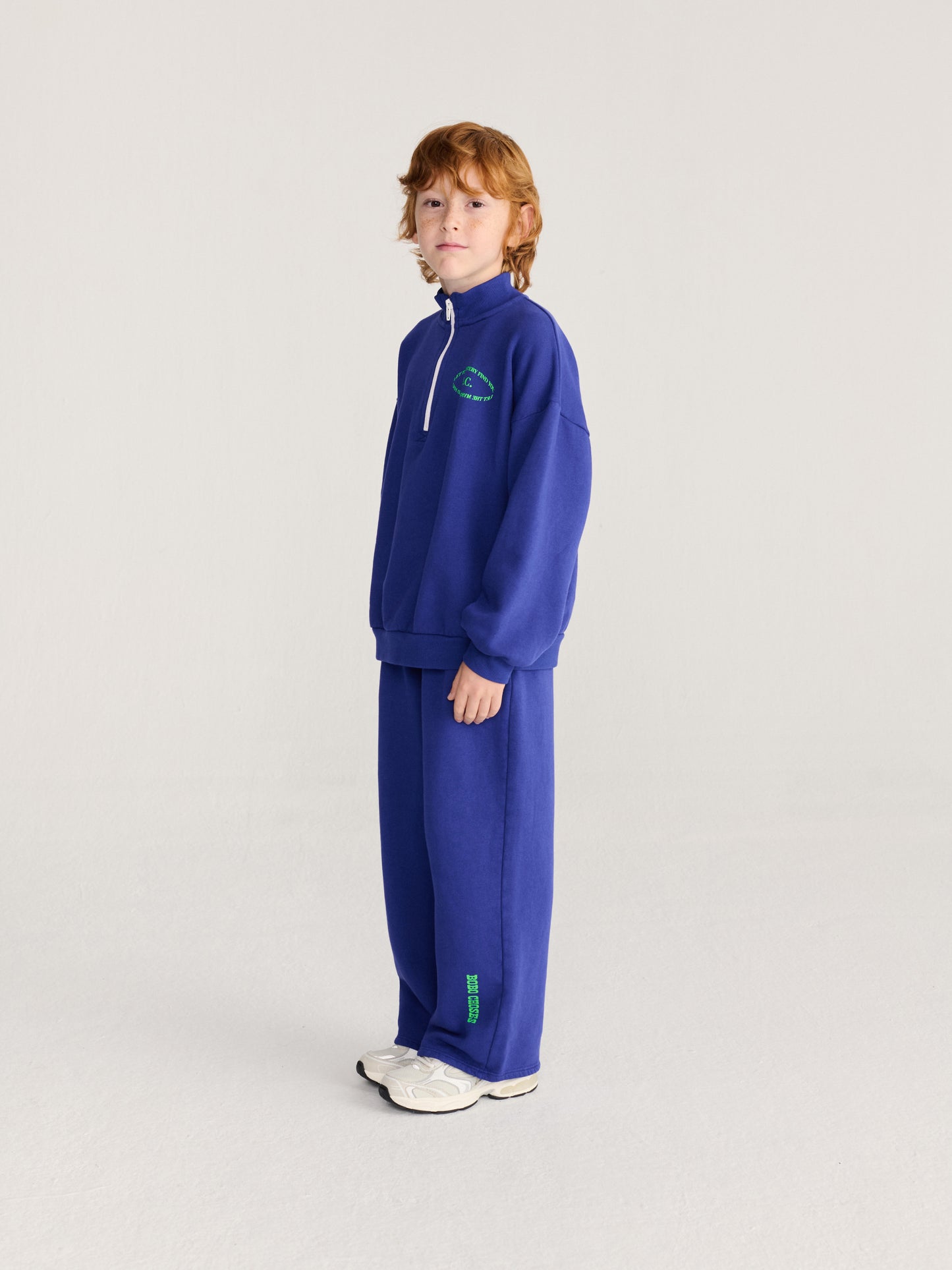 Pantalón jogger azul de corte recto Bobo Choses
