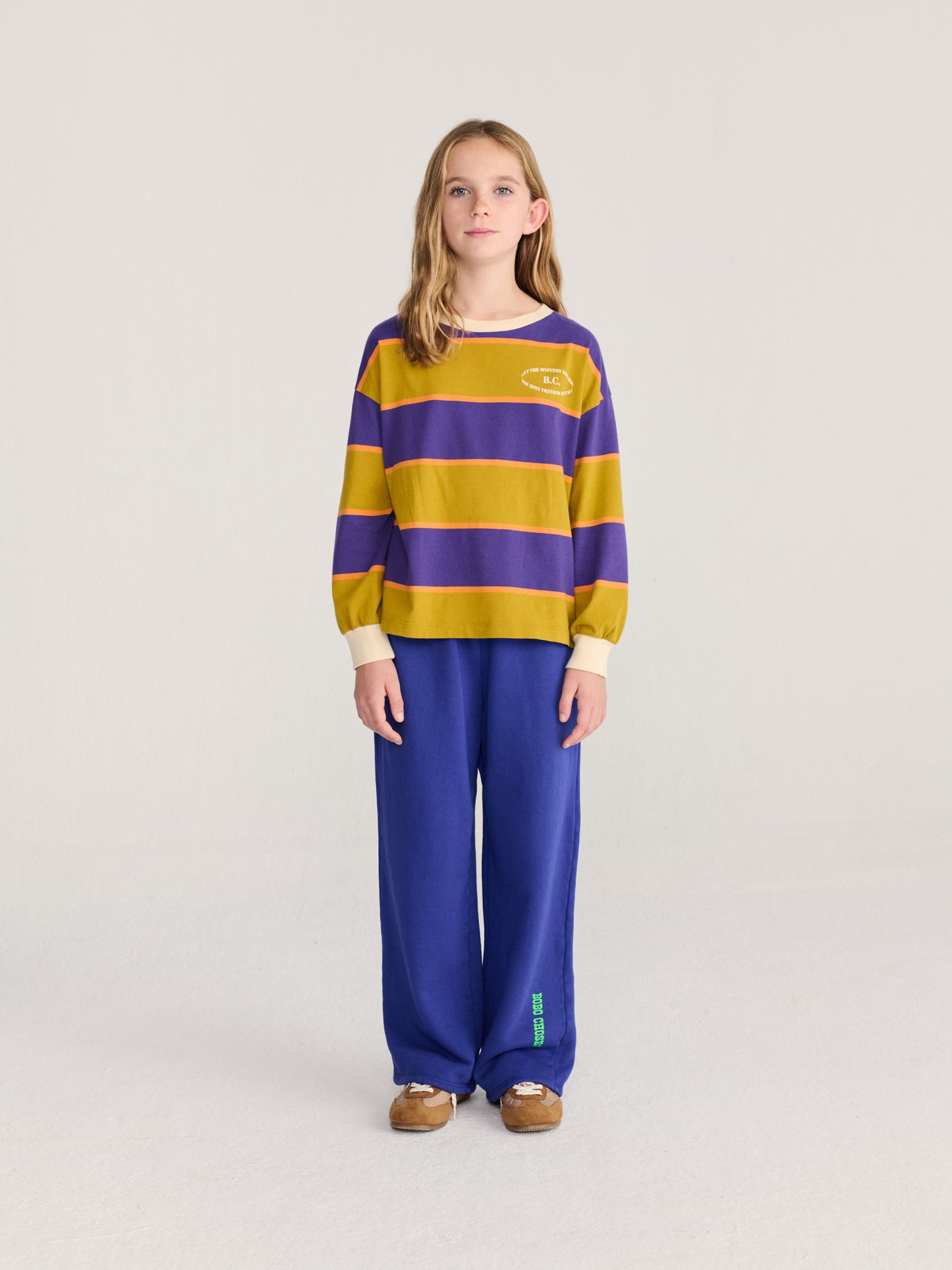 Pantalón jogger azul de corte recto Bobo Choses