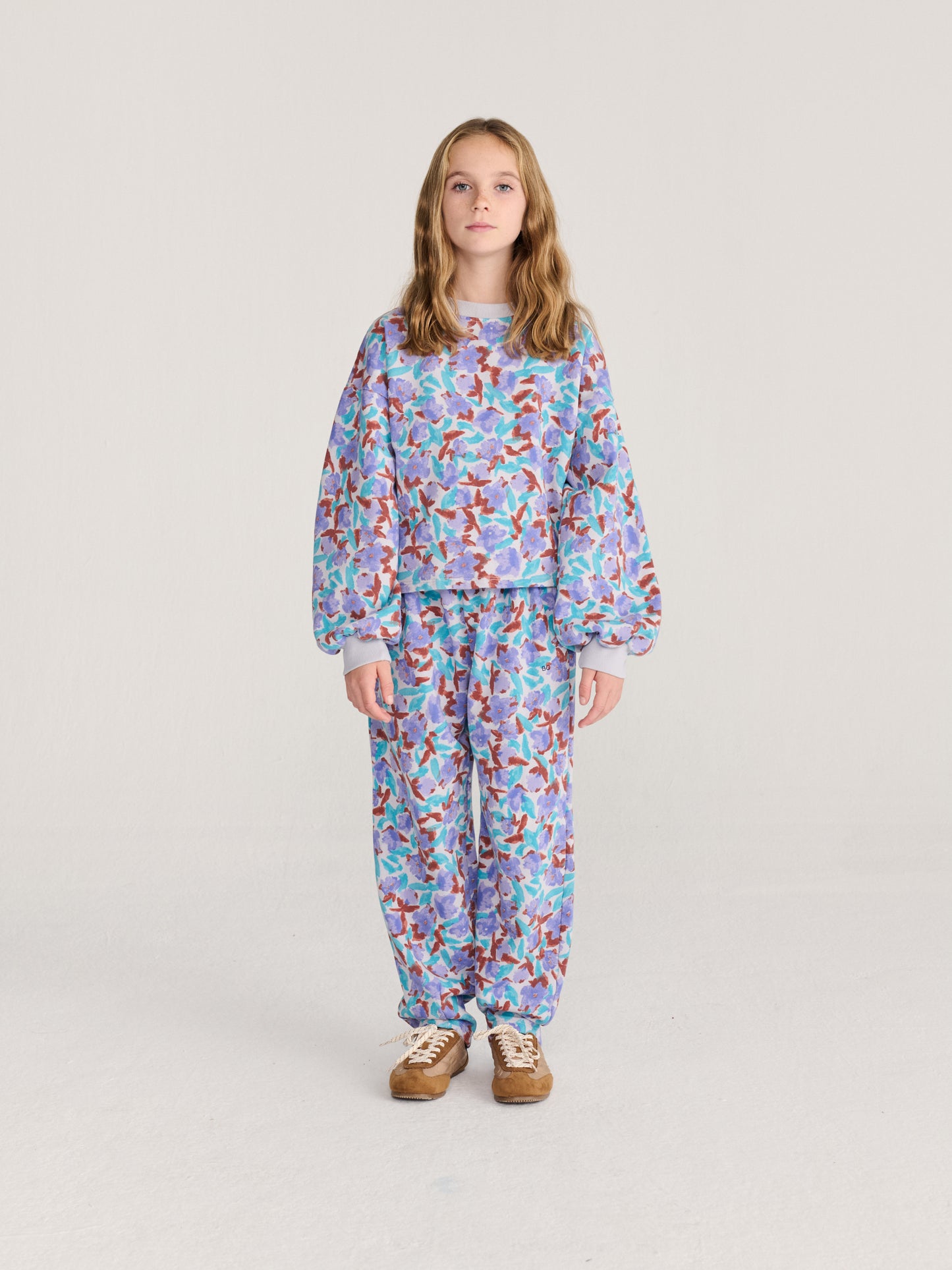 Watercolor all over cocoon jogging pants