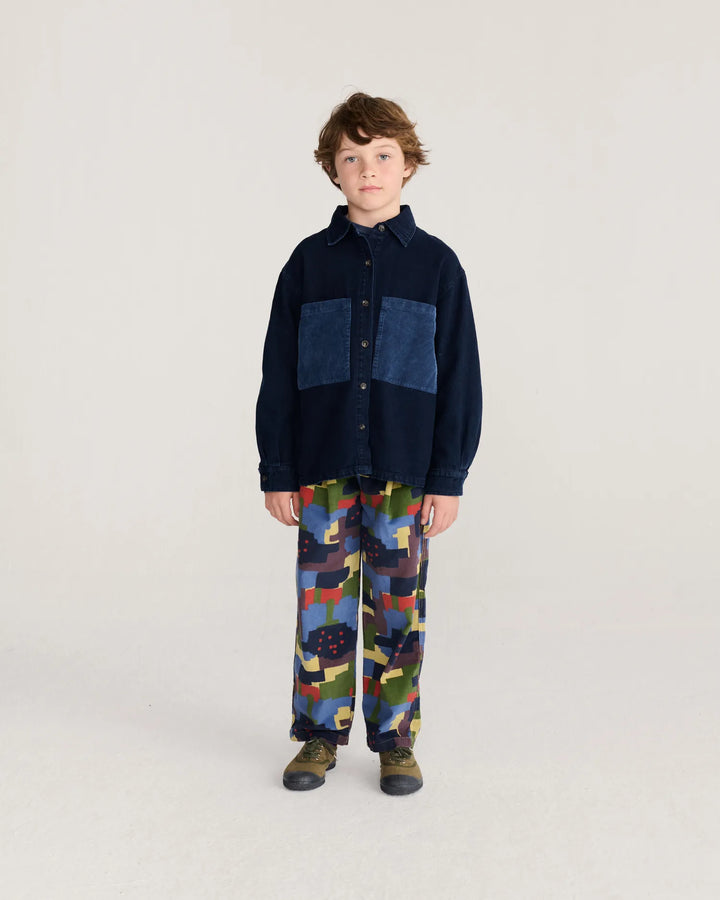 Paint Forest all over corduroy pants