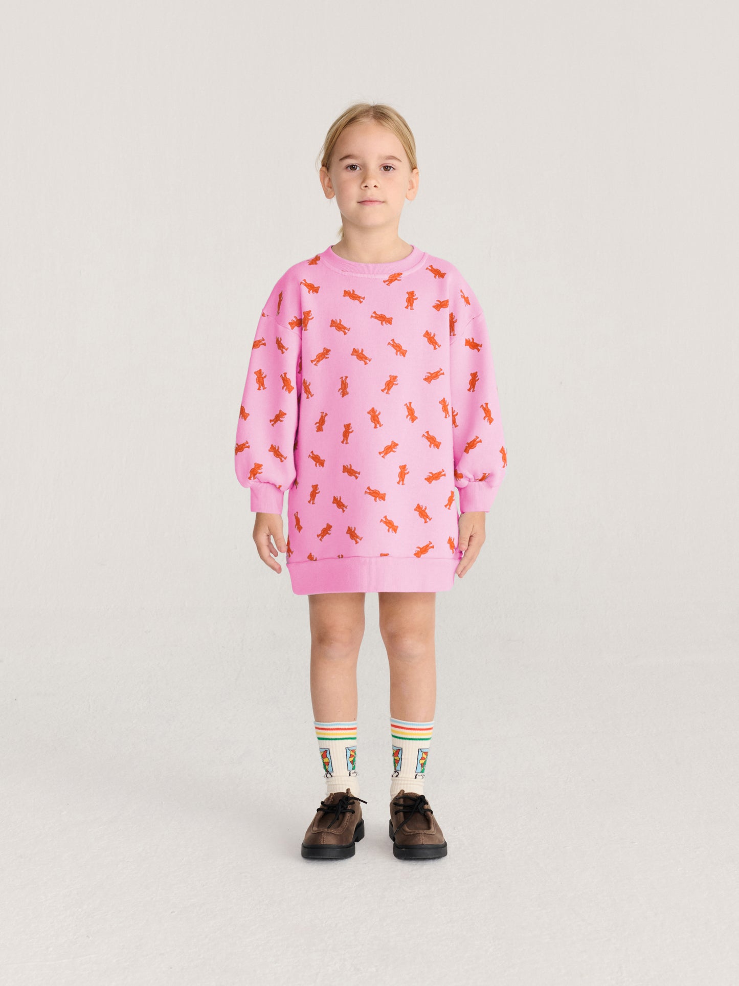 Vestido sudadera con estampado Softpaw Monster