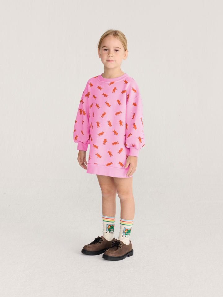 Softpaw Monster all over sweatshirt dress