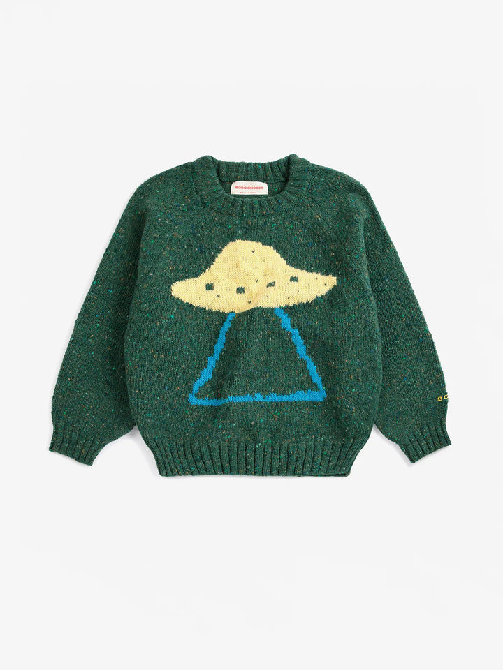 Pixel Abduction jacquard jumper