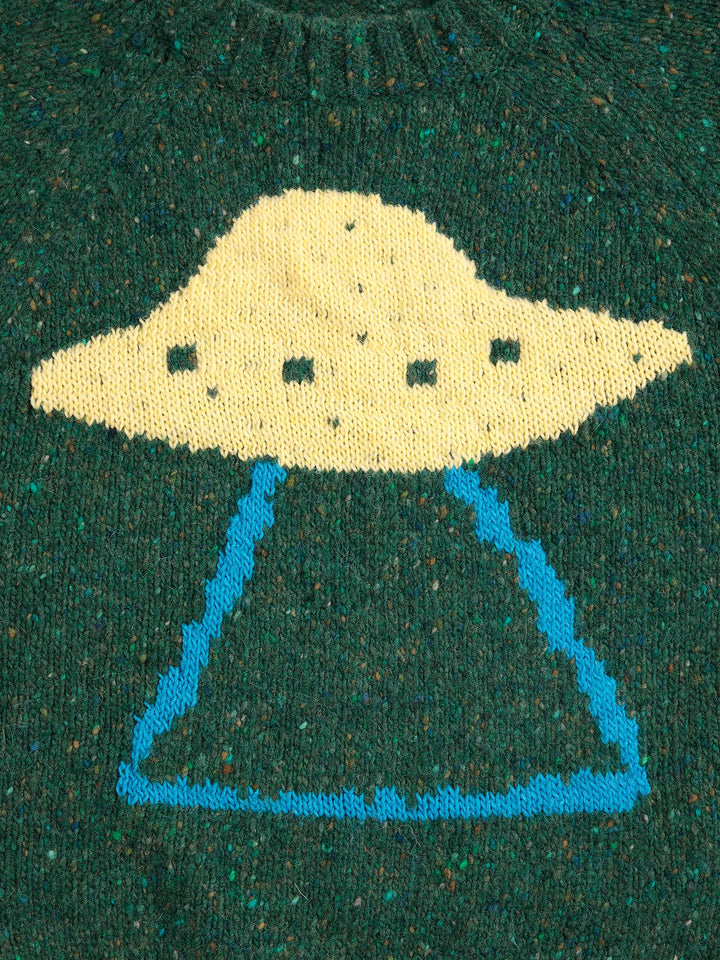 Pixel Abduction jacquard jumper
