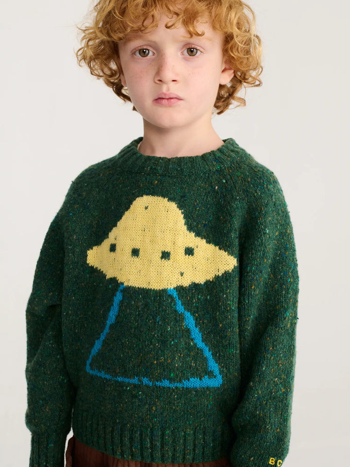 Pixel Abduction jacquard jumper