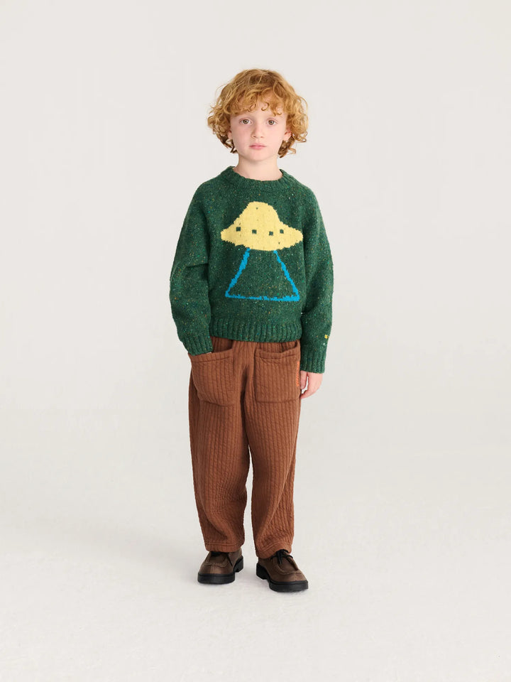 Pixel Abduction jacquard jumper
