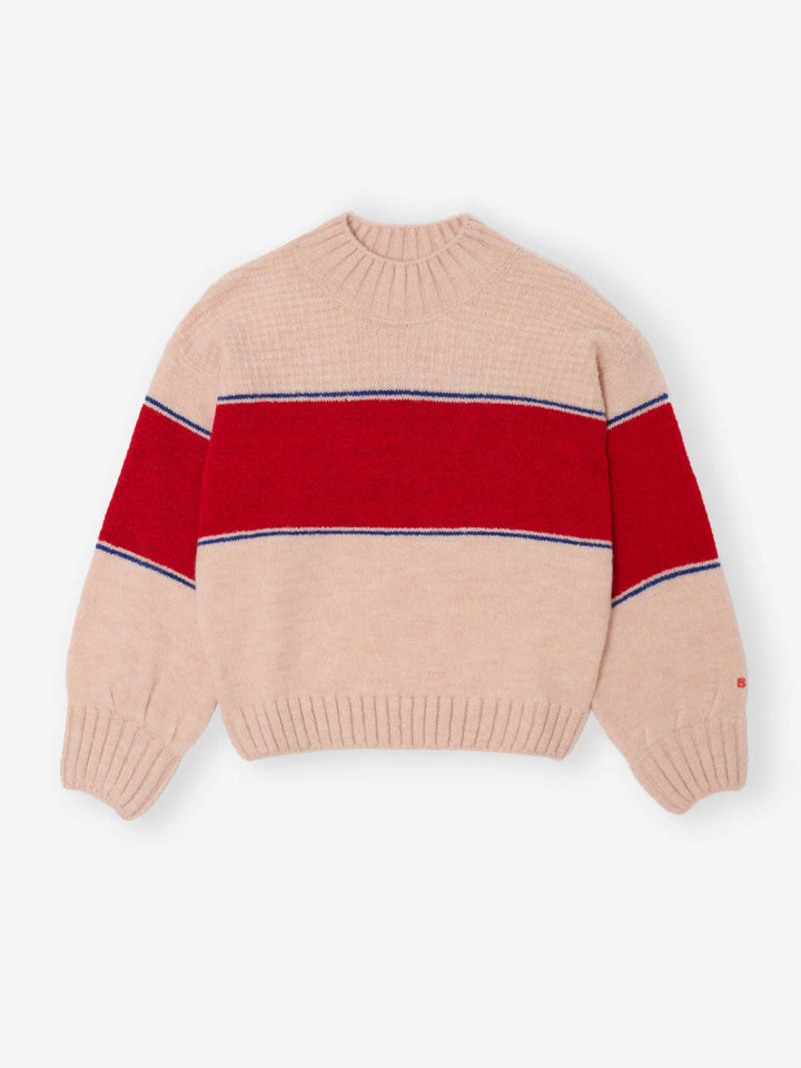 Stripes jacquard jumper
