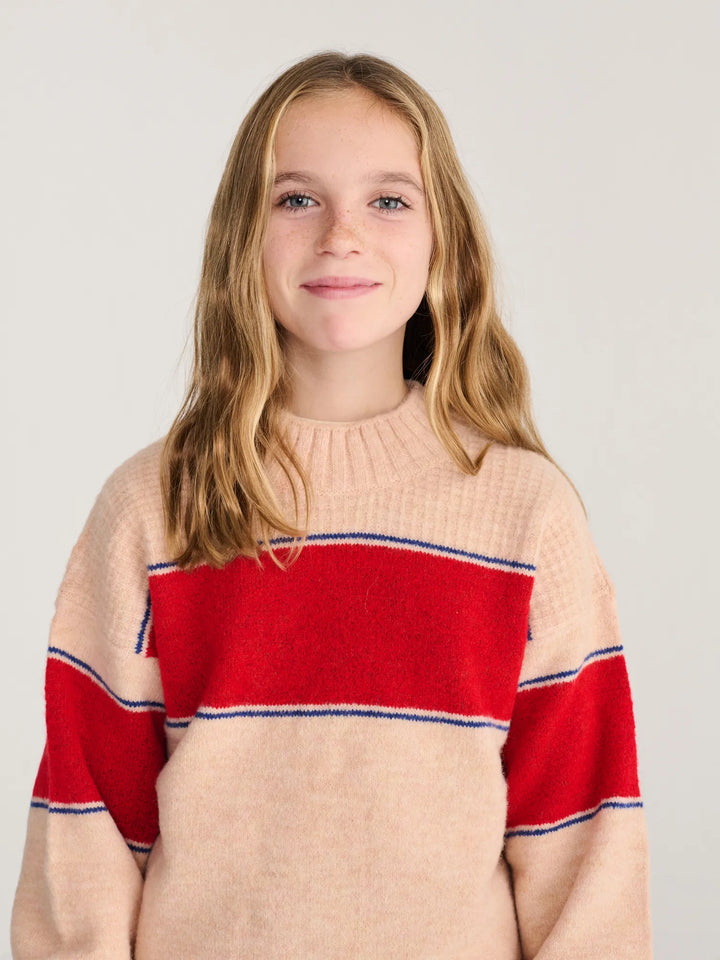Stripes jacquard jumper