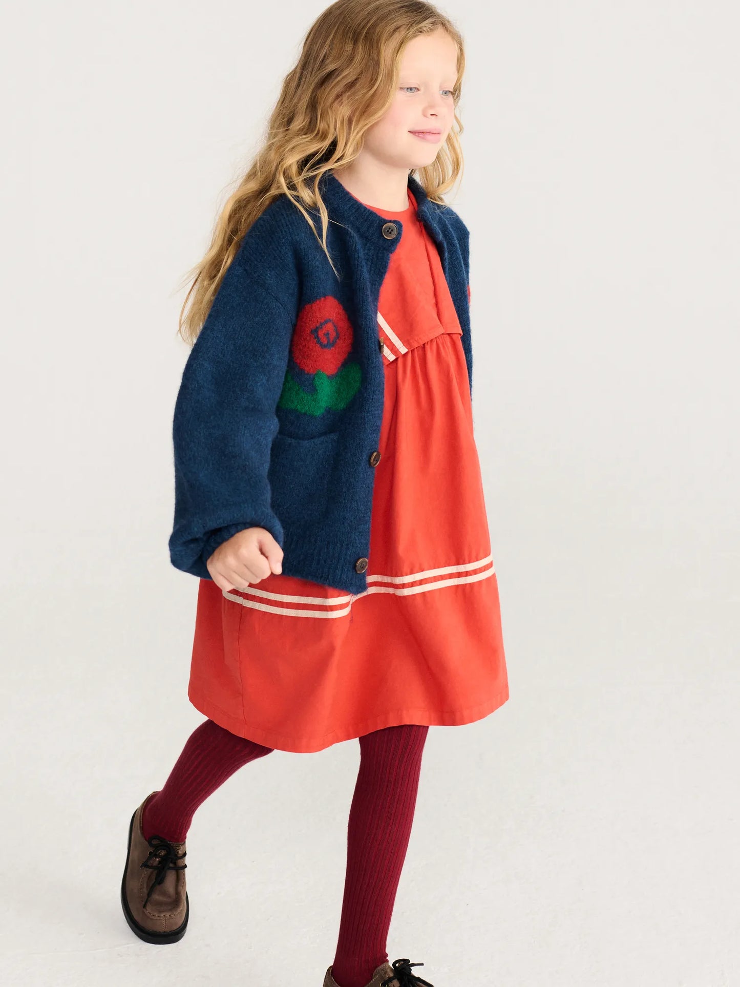 Stamp Bloom cardigan