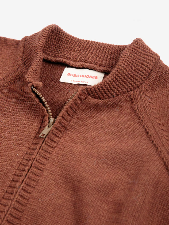 Mush Monster Duo zipped cardigan
