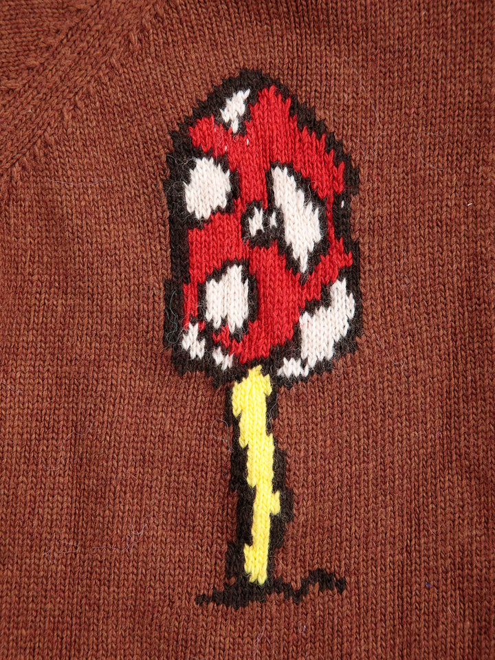 Mush Monster Duo zipped cardigan
