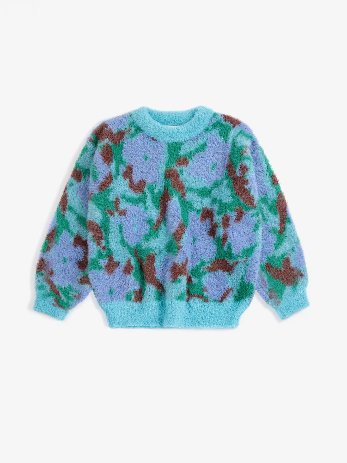 Watercolor all over jacquard jumper