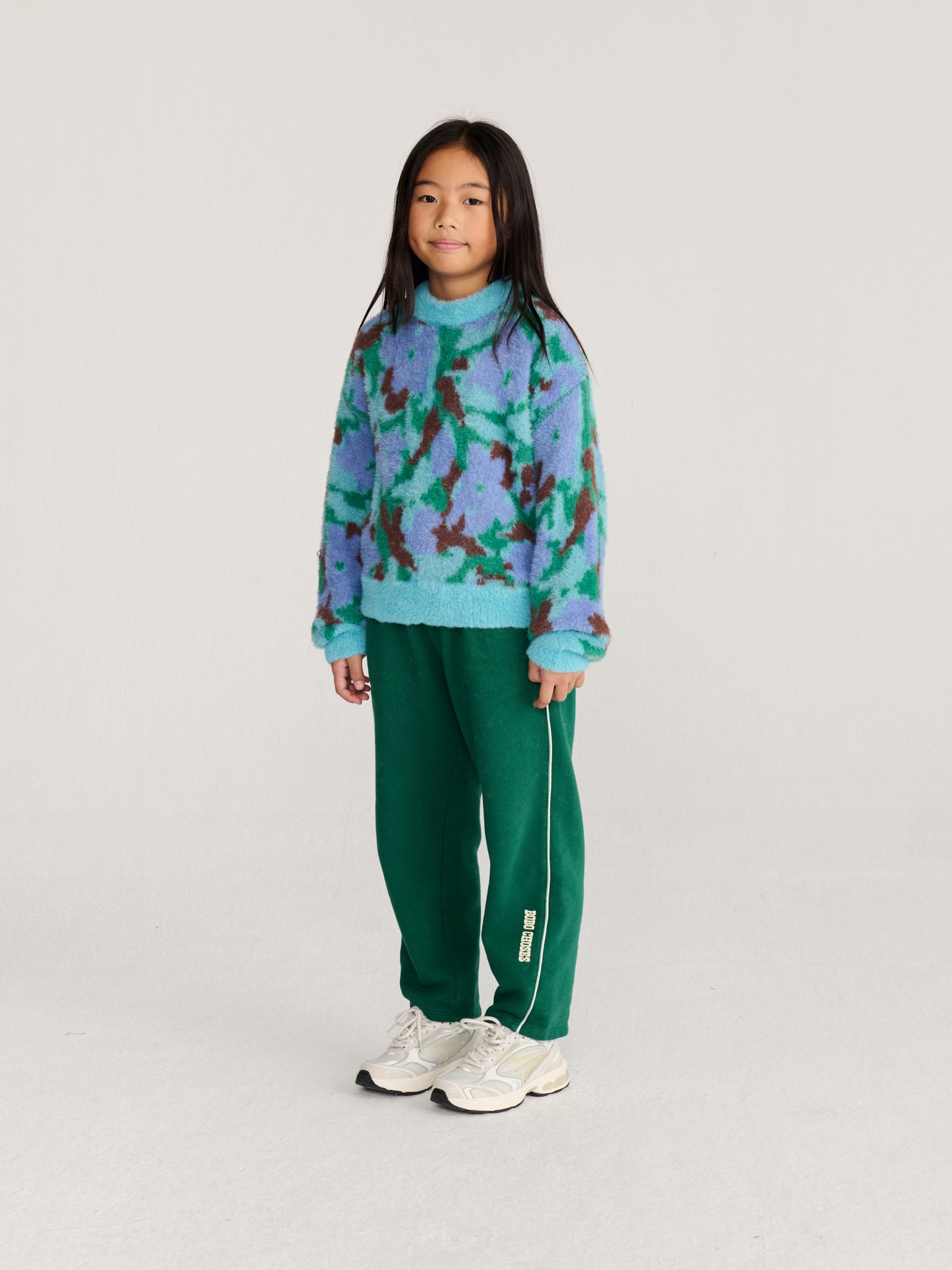 Watercolor all over jacquard jumper