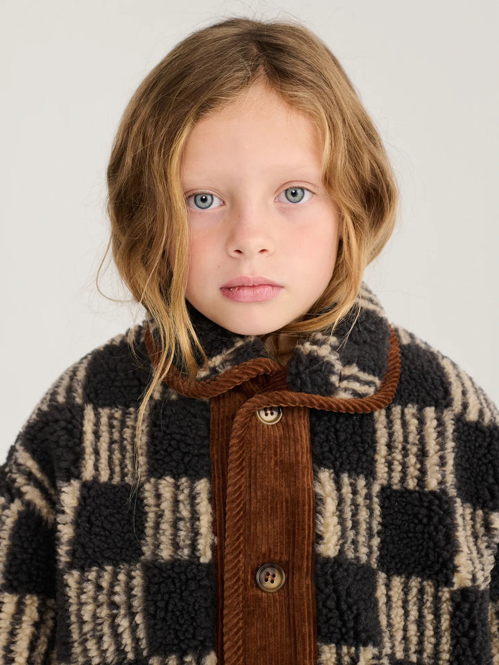 Jaqueta borreguet infantil estampat Almost Moiré