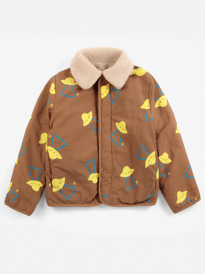 Jaqueta reversible estampat Pixel Abduction