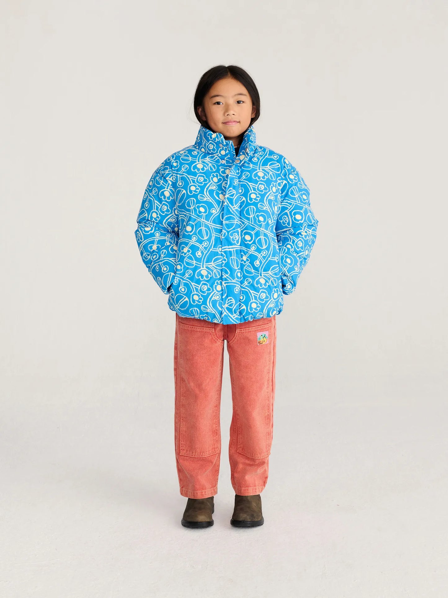 Anorak Sketchy Flowers Allover