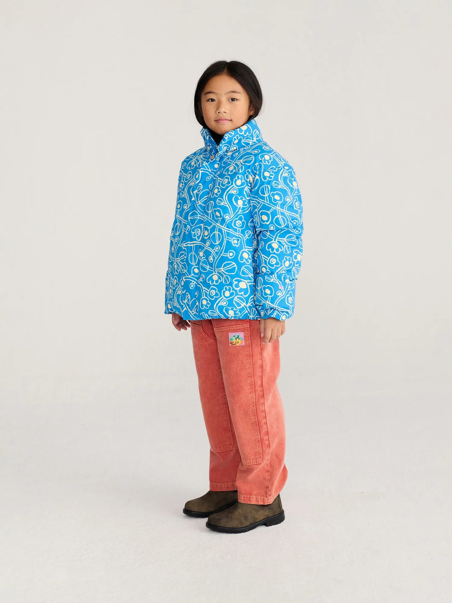 Anorak Sketchy Flowers Allover